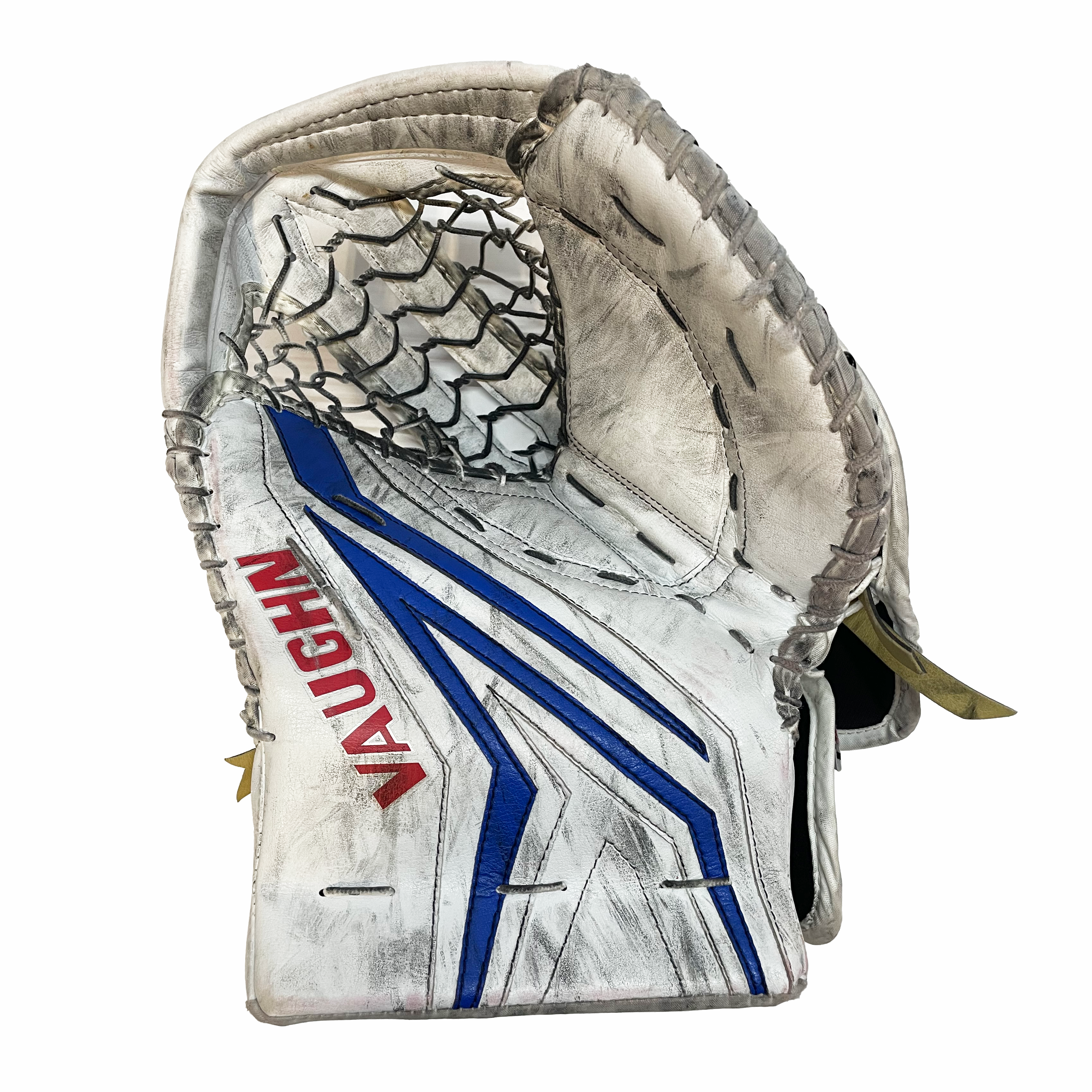 Vaughn Ventus SLR3 - Gant de gardien de but Pro Stock d'occasion (blanc/bleu)